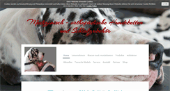 Desktop Screenshot of medizinisches-hundebett.com